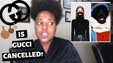 guy from gucci black face|gucci cancelled.